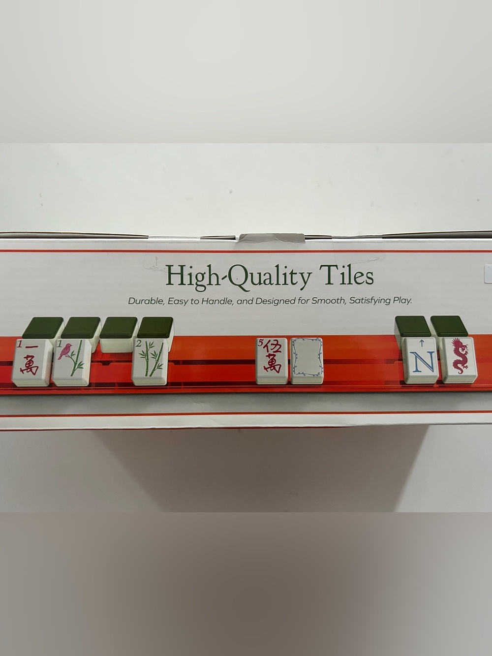NEW Mahjong Limited Edition Complete Game Set Racks, Tiles, Mat & Carry Tote - Picture 2 of 13